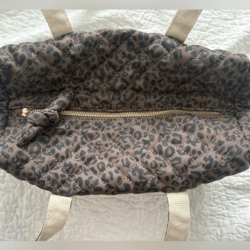 Moon Nude Mini Duffel in Leopard Print - Picture 3 of 4